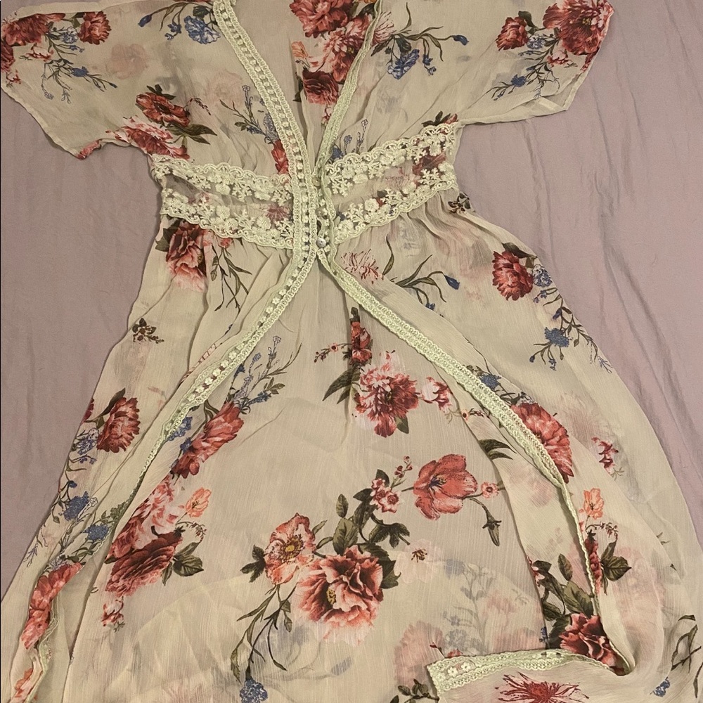 Floral kimono